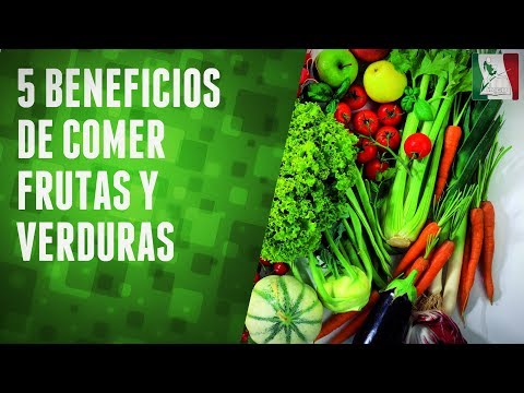 5 Beneficios de comer frutas y verduras